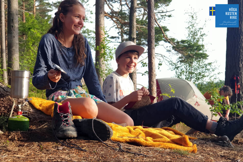vandra med barn högakusten